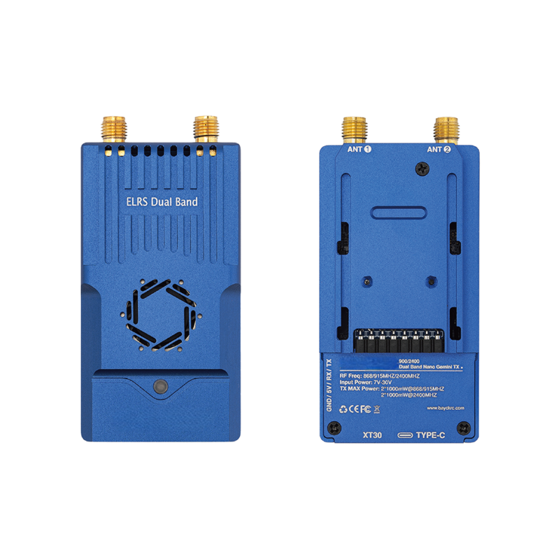 BAYCKRC 900/2400MHz dual-band 1W Nano Gemini ExpressLRS TX module