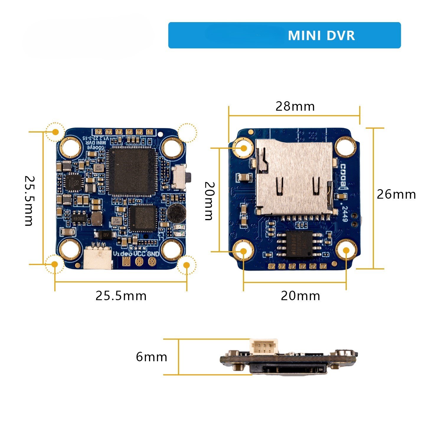DronePartsFactory.com Mini Dvr Detail 2