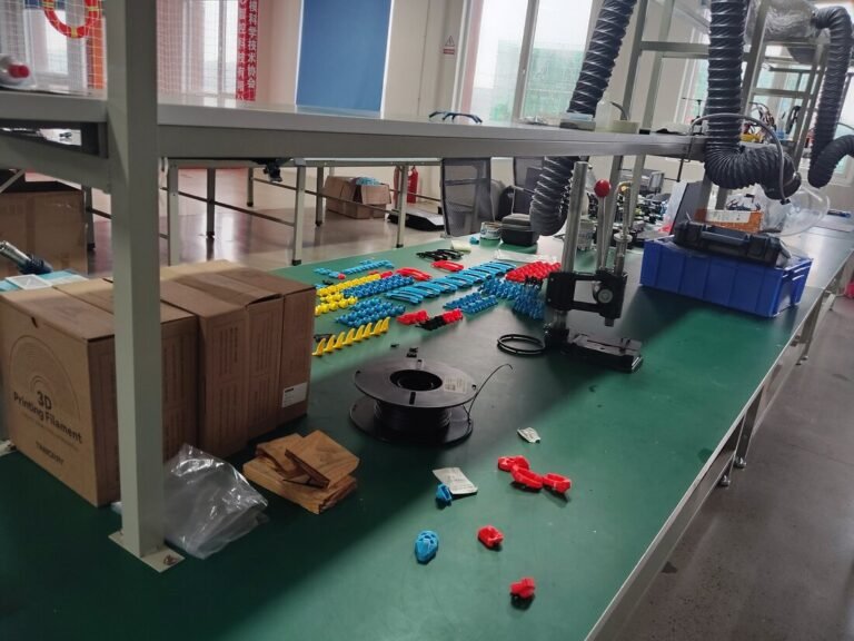 Drone Parts Factory production line in Chengdu, assembly and inspection area 21