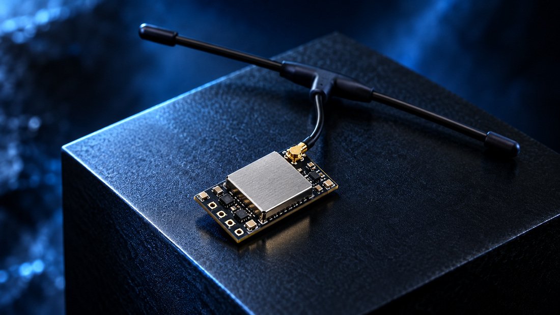 DronePartsFactory.com Elrs Receiver Cinematic Blue