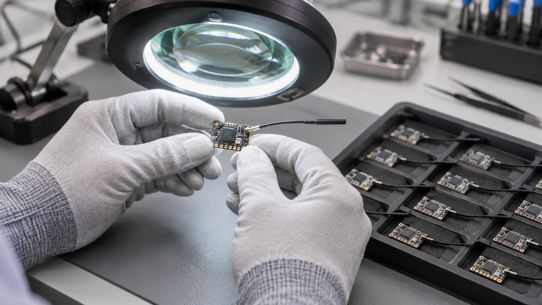 DronePartsFactory.com Elrs Receiver Quality Inspection