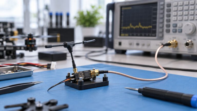 DronePartsFactory.com Elrs Rf Link Bench Testing
