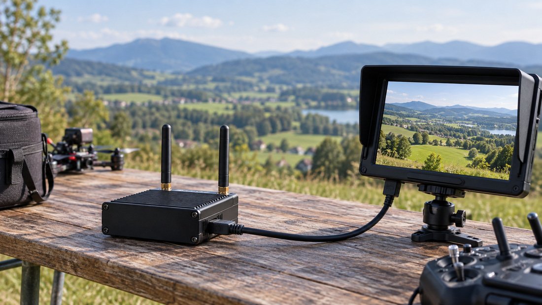 DronePartsFactory.com Fpv Digital Video Ground Receiver