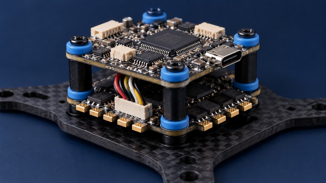 DronePartsFactory.com Fpv Flight Controller Esc Stack