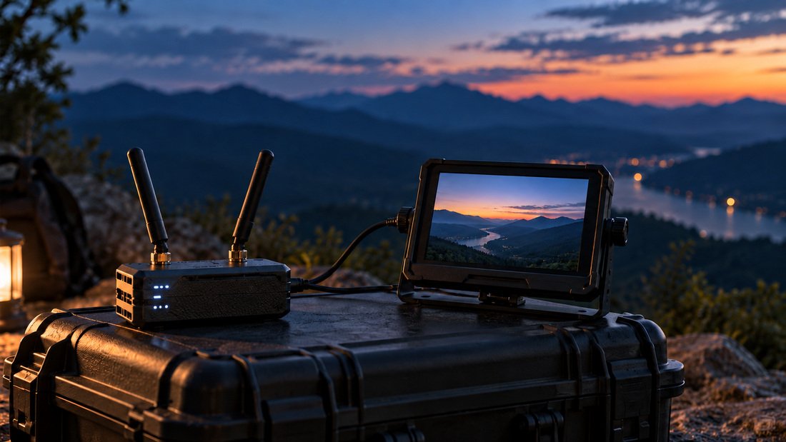 DronePartsFactory.com Fpv Ground Video Receiver Twilight